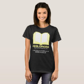 Men and Women Bookworm Reader  Abibliophobia T-shirt (Voorkant volledig)