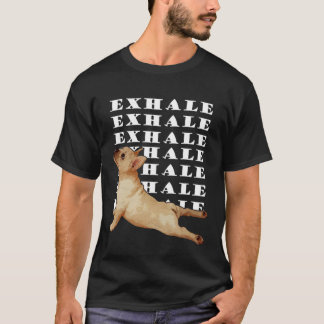 Men And Women French Bulldog Yoga Statue  Joga T-shirt