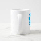 Men and Women Typography Icon Design Grote Koffiekop (Achterkant)