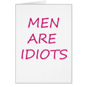 Men Are Idiots (Voorkant)