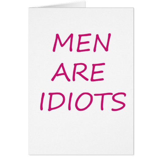 Men Are Idiots (Voorkant)