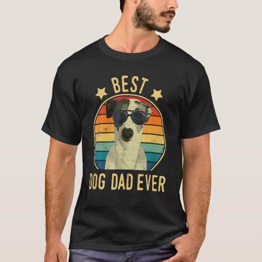 Men Best Dog Dad Ever Italian Greyhound Fars Day G T-shirt (Voorkant)