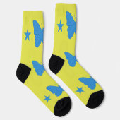 Men crew socks with flag of Bady Bassit, Brazil Sokken (Rechts)