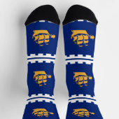 Men crew socks with flag of Quebec City Sokken (Top)
