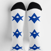 Men crew socks with flag of Toyota City, Japan Sokken (Top)