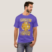 Men Disco King Dancing 70s 80s 90s Music retro T-shirt (Voorkant volledig)