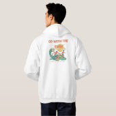 Men Energy Flow Lessen Leren Hoodie (Achterkant volledig)