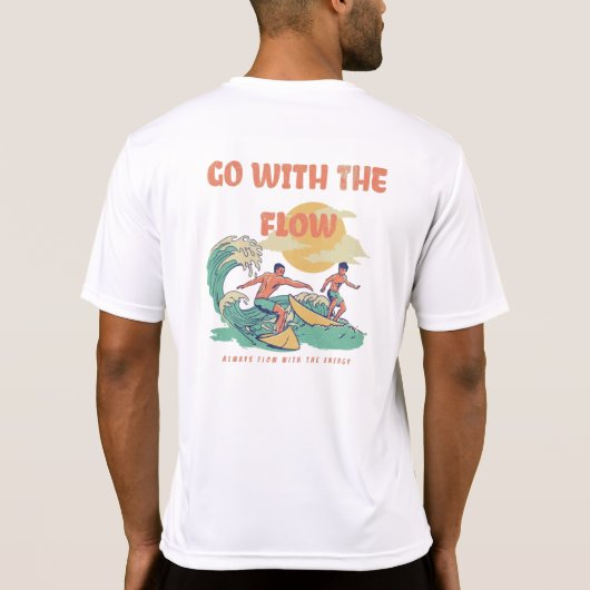 Men Energy Flow Lessons Learn T-Shirt (Achterkant)