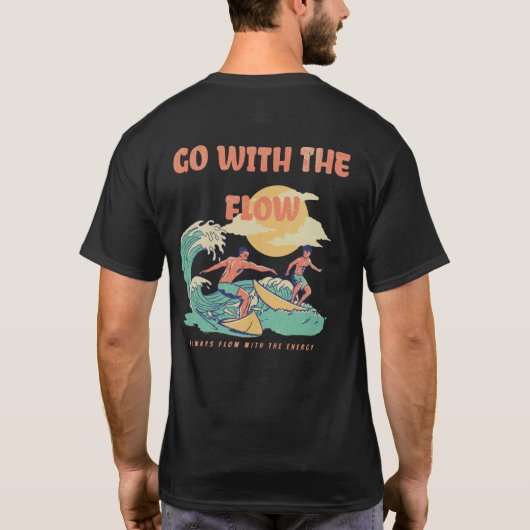 Men Energy Flow Lessons Learn T-Shirt (Achterkant)