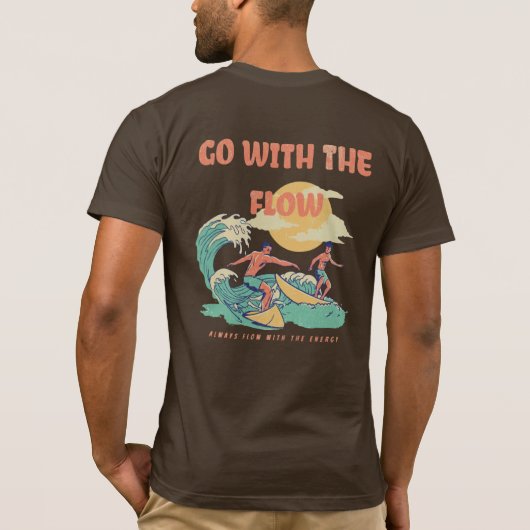 Men Energy Flow Lessons Learn T-Shirt (Achterkant)