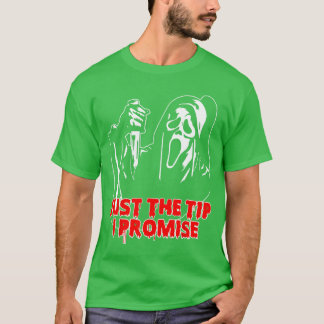 Men Justheip I Promise Horror skeleton Halloween b T-shirt