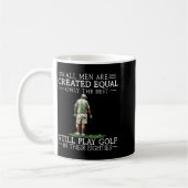 Men Play Golf Eighties Funny Golfer Golfing  Koffiemok (Links)