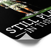 Men Play Golf Eighties Funny Golfer Golfing  Poster (Hoek)