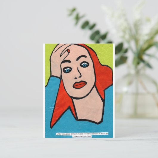 Men! Postcard Briefkaart (Staand voorkant)