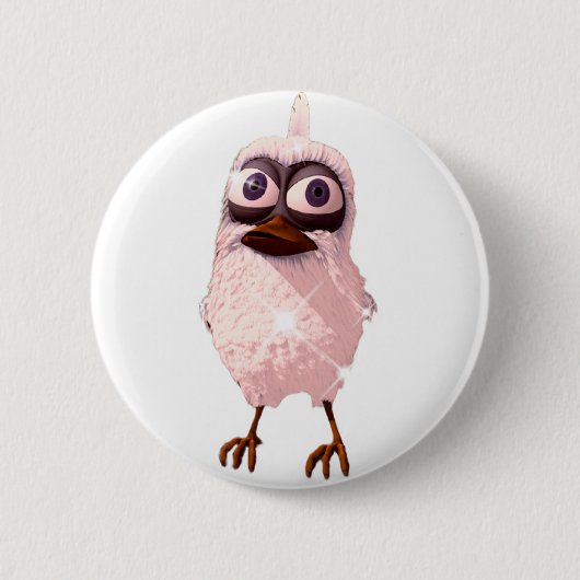 Men probeert weg te vliegen ronde button 5,7 cm (Voorkant)