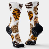 Men’s African Print Athletic Crew Socks Sokken (Gebogen)