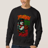 Men’s Classic Christmas Holiday Snowman Trui (Voorkant)