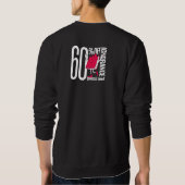 Men’s Funny 60% Off Ignorance Bookworm Graphic Trui (Achterkant)