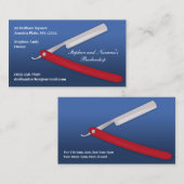 Men’s Haircut Barber Business Card Template Visitekaartje (Voorkant / Achterkant)