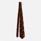 Men’s Hot Spicy Peppers Pattern Tie Stropdas (Achterkant)