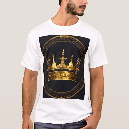 Men’s King Logo T-Shirt | Crown Royal Style Tee (Voorkant)