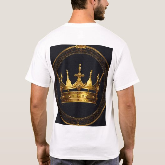 Men’s King Logo T-Shirt | Crown Royal Style Tee (Achterkant)