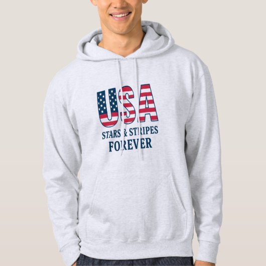 Men’s USA Patriotic Hoodie – Perfect Gift for Him (Voorkant)