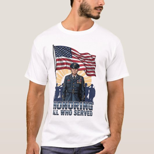 Men’s Veterans Day T-Shirt  (Voorkant)