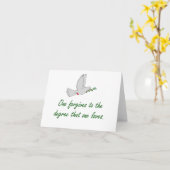 Men vergeeft het gradenaantal - vergiffeningstotin kaart (Gele Bloem)