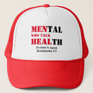 MEN WHO TALK HEAL Mens Mental Health RED Trucker Pet