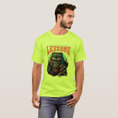 Men Wise Gorilla Lessons Learn T-Shirt (Voorkant volledig)