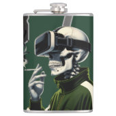 Men/Women 876 LESSONS LEARN Vinyl Wrapped Flask Heupfles (Voorkant)