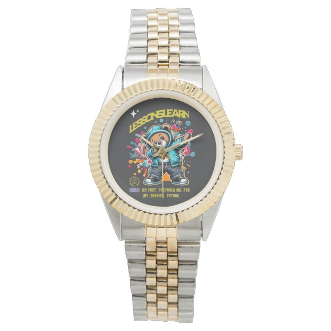 Men/Women DABBING FUTURE LESSONS LEARN Watch Horloge (Voorkant)