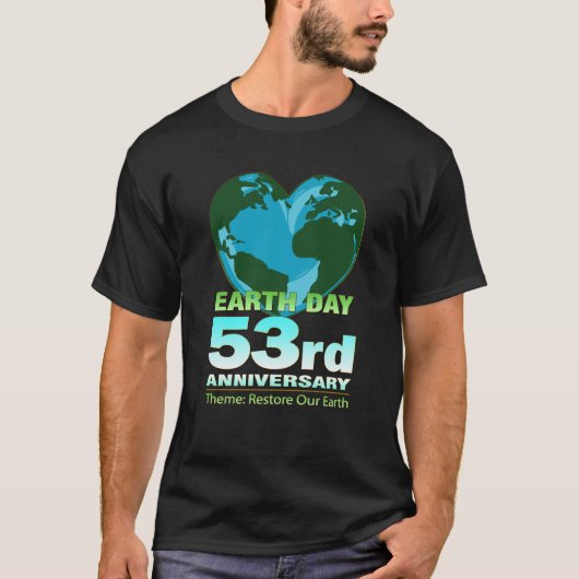Men Women Earth Day 2023 Awareness T-shirt (Voorkant)