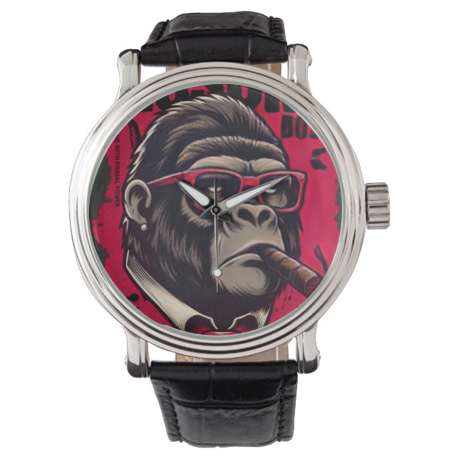Men/Women Gorilla Boss eWatch Watch Horloge (Voorkant)
