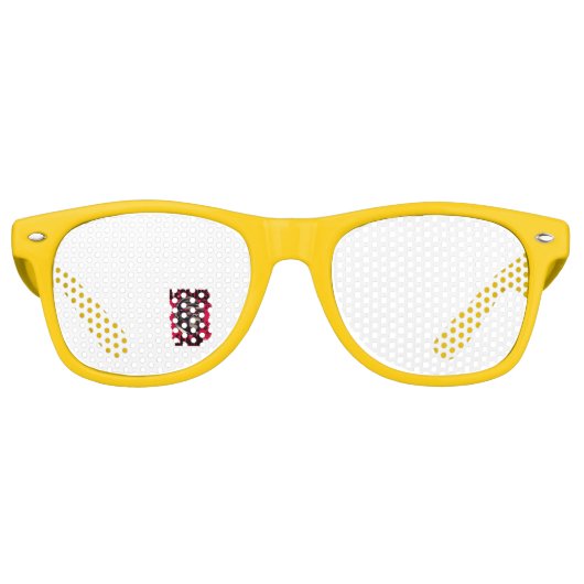 Men/Women Gorilla Boss Lessons Learn Sunglasses Retro Zonnebril (Voorkant)