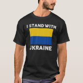 Men Women Ukrainian Lover I Stand With Ukraine Fla T-shirt (Voorkant)