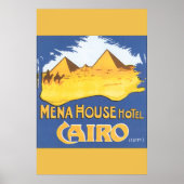 Mena House Hotel Cairo Vintage Poster (Voorkant)