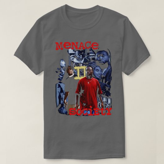 Menace 2-maatschappij t-shirt (Design voorkant)