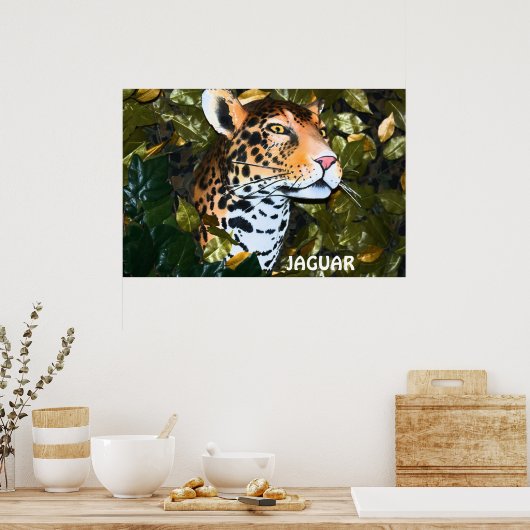 MENACING JAGUAR POSTER (Keuken)