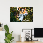 MENACING JAGUAR POSTER (Thuiskantoor)