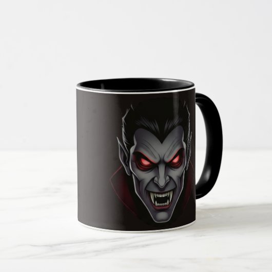 Menacing Vampire Mug Mok (Voorkant rechts)