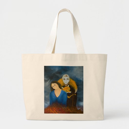Menage a Trois Grote Tote Bag (Voorkant)