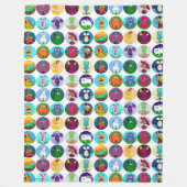 Menagerie Blanket Fleece Deken (Voorkant)