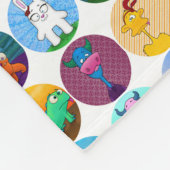 Menagerie Blanket, klein Fleece Deken (Hoek)