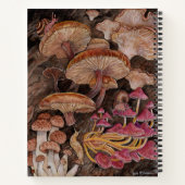 Menagerie van champignons, schetsenboek/recidiefbo notitieboek (Achterkant)