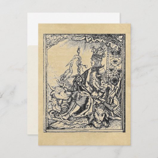 Menagerie van keizer Maximilian Briefkaart (Voorkant / Achterkant)