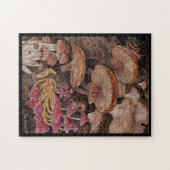 Menagerie van paddenstoelen legpuzzel (Horizontaal)