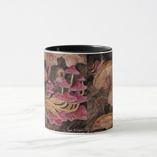 Menagerie van paddenstoelen mok (Midden)