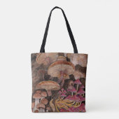 Menagerie van paddenstoelen tote bag (Achterkant)